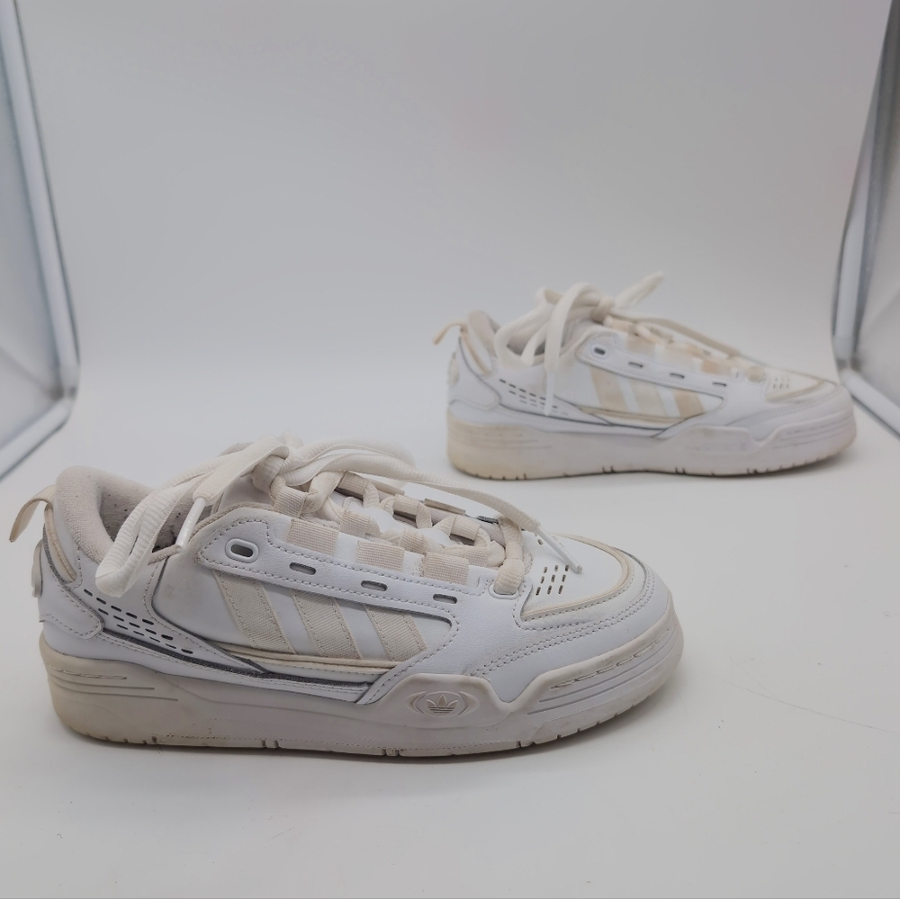Adidas Adi2000 Sz 5.5 Classic Women's White Sneakers - Picture 6 of 8